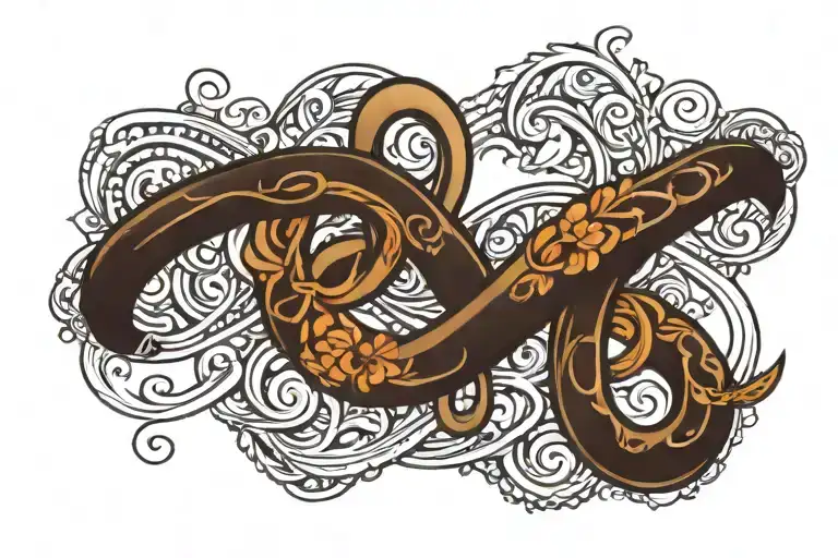 Infinity Symbol With Name Incorporated