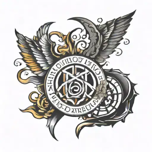 Philigrane Symbols For Strength With Text He Who Has The Courage To Dream Has The Strength To Fight