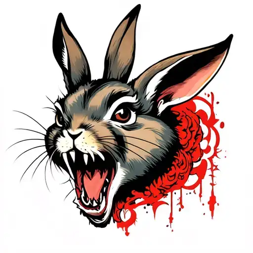 Growling Evil Rabbit