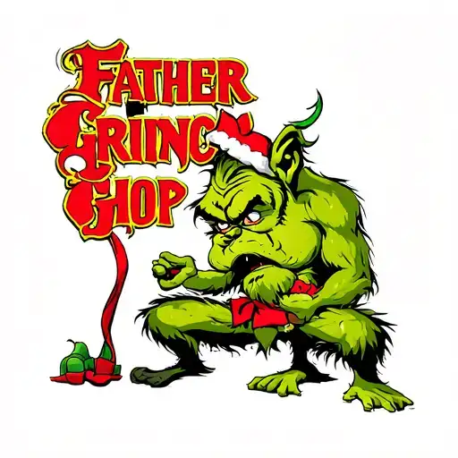 Father Son Grinch Hip Hop