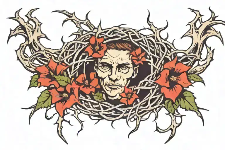 Two Dimensional Crown Of Thorns