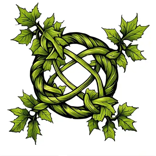 Witch Knot Ivy Leaves