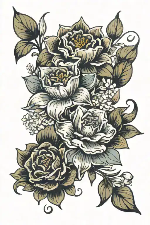 Birth Flower Bouquet