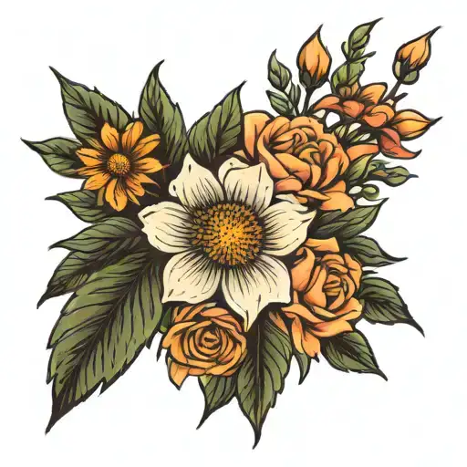 Birth Flower Bouquet