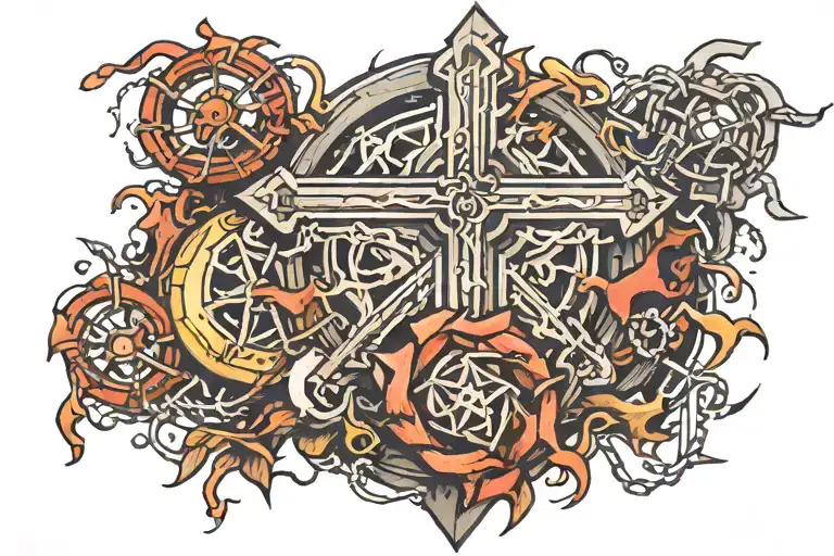 Christian Chains Breaking And Bursting