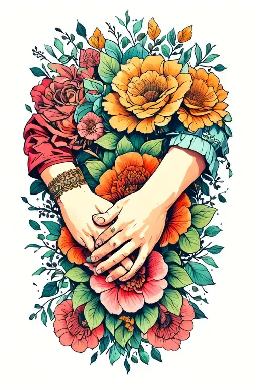 Holding Hands Holding Each Other