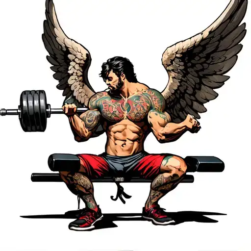 Angel Bench Pressing