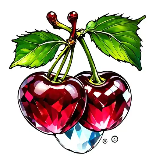 Cherrys Made Of Crystal
