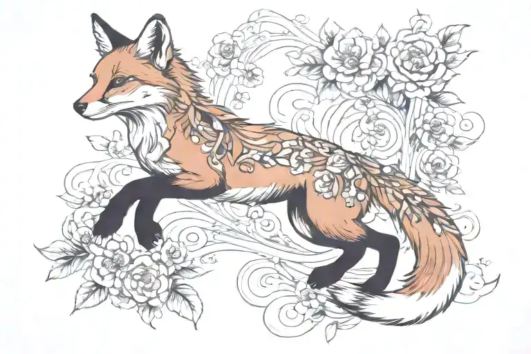 Fox Jumping Delicate Aloof