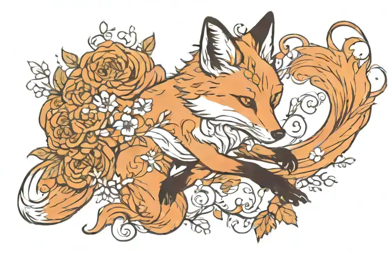 Fox Jumping Delicate Aloof