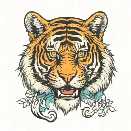 Tiger With Four Eyes