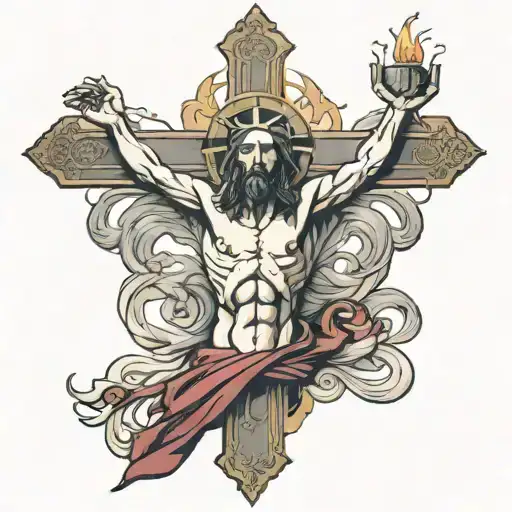 Jesus Christ In The Cross