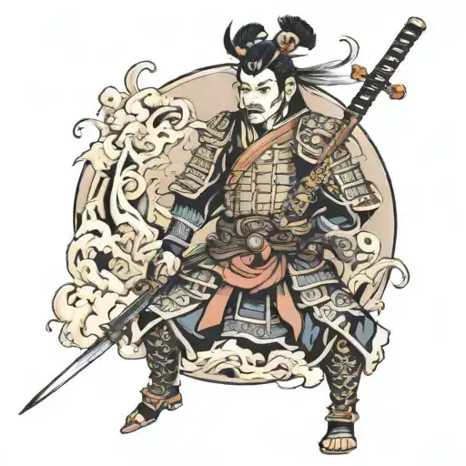 Fearless And Honour Samurai Warrior