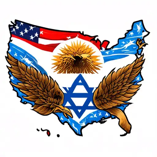Usa Georgia And Israel Country