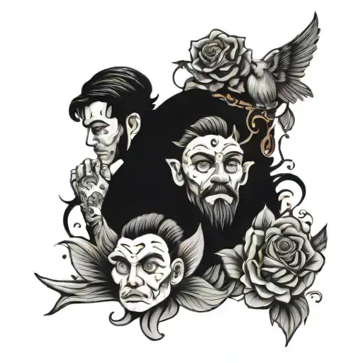 Mother And Father And Stepfather