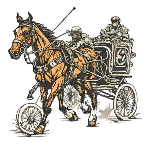 Harness Racing Horse