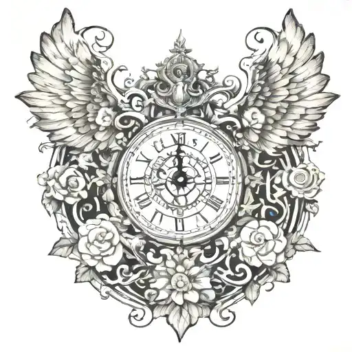 Heaven Clock Surrounded