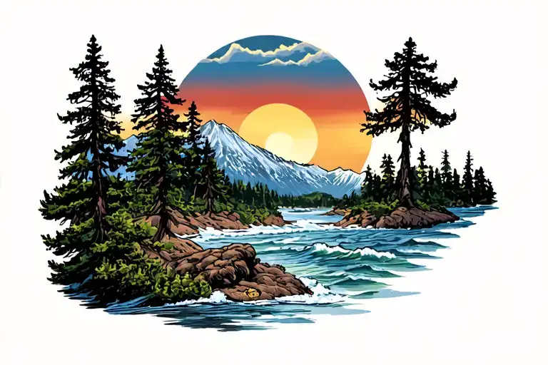 Tattoo Of Colorado To California