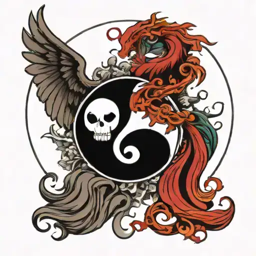 Angel And Demon Yin Yang
