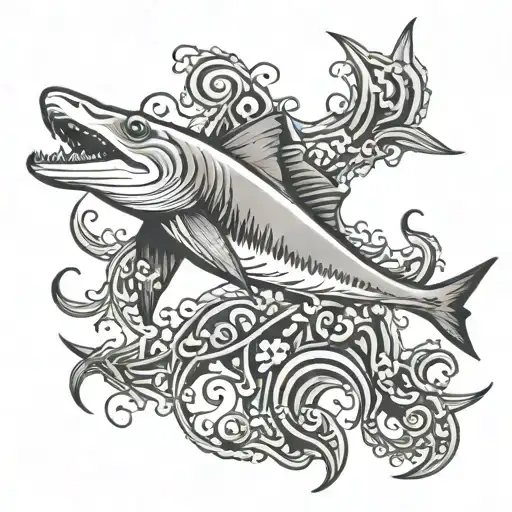 Hammerhead Shark Swimming