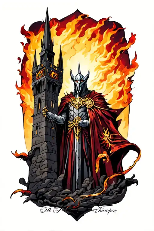 Tower Of Sauron And Vulcan