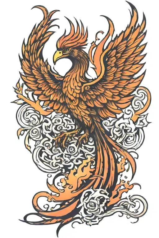 Phoenix Rising From The Ashes