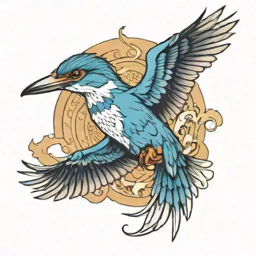Kingfisher Flying Eagle