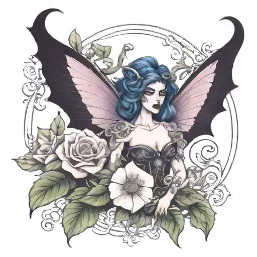 Feminine Demon In Morning Glory