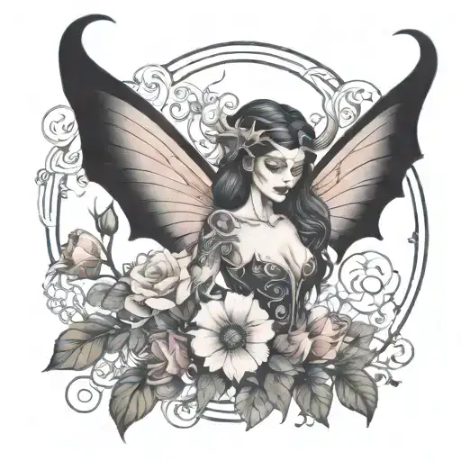 Feminine Demon In Morning Glory