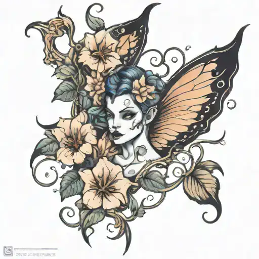 Feminine Demon In Morning Glory