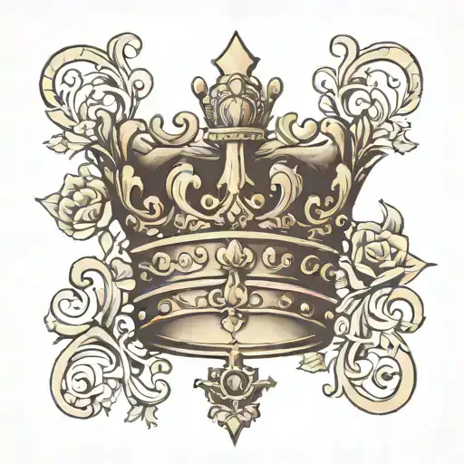 Crown With Capital Letter M F R Subtly Incorporated