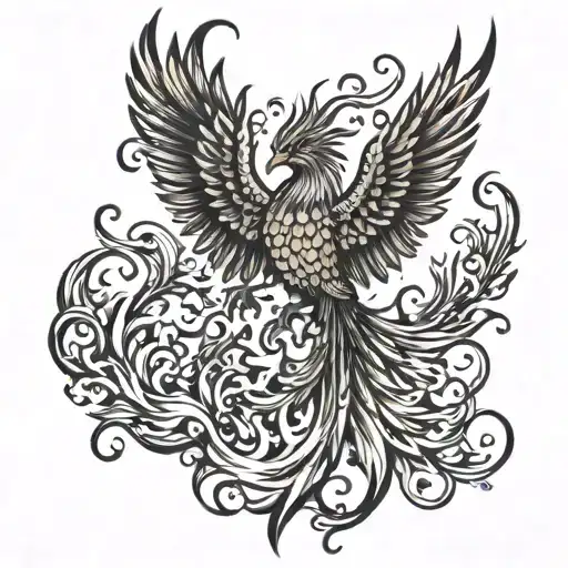 Phoenix Rising From The Ashes