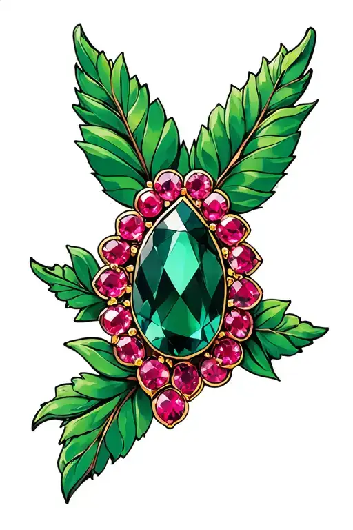 Ruby Emerald Bracelet