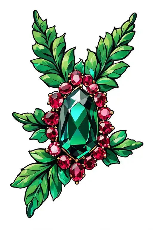 Ruby Emerald Bracelet