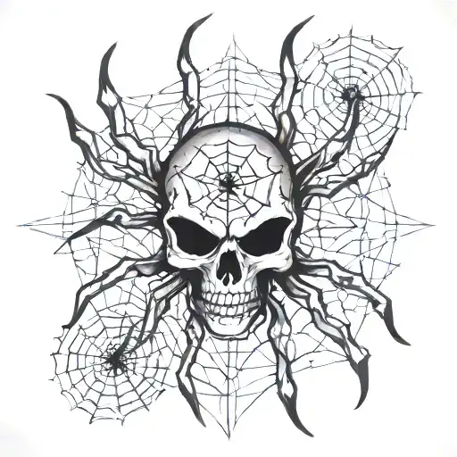 Spider Scull Web