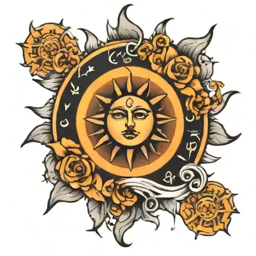 Sun Marrying The Moon