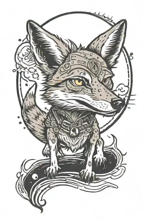 Coyote Drunk On The Moon