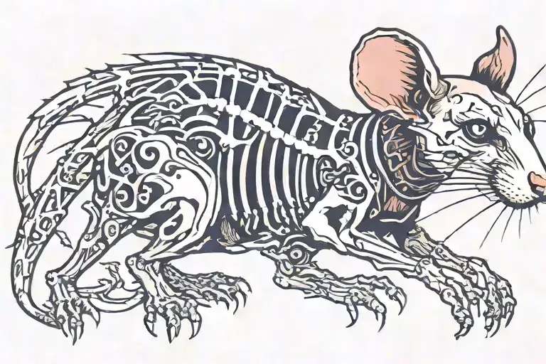 Skeleton Rat
