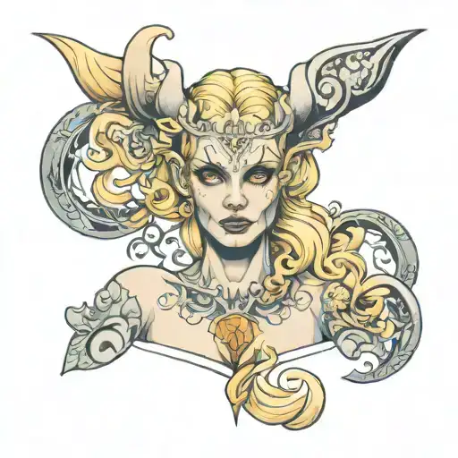 Female Demon Blonde