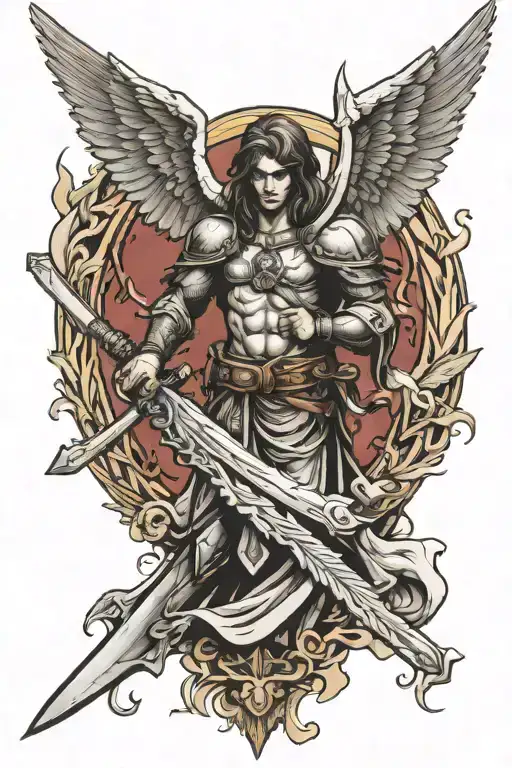 Arch Angel With Sword