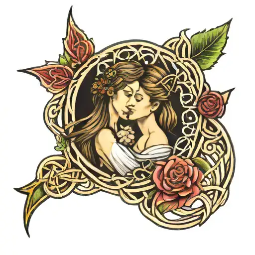 Mother And Daughter Celtic Knot