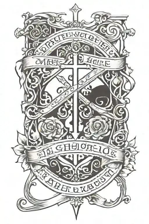 Broken Sword Between 2 Bible Verses