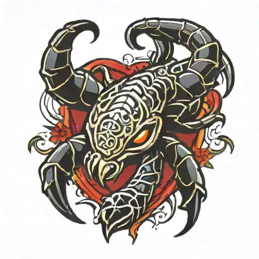 Scorpion Heart Venom Symbol