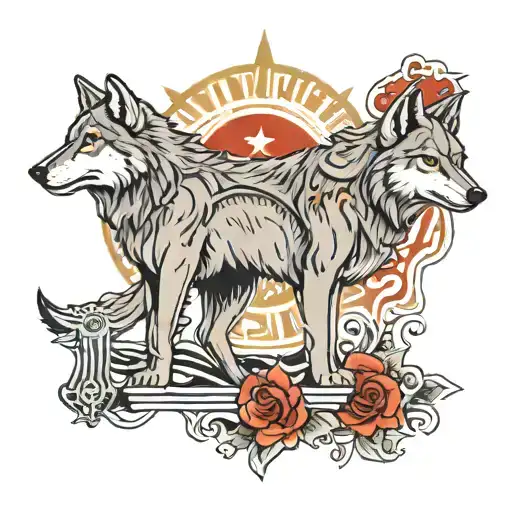 Grey Wolf And Ataturk