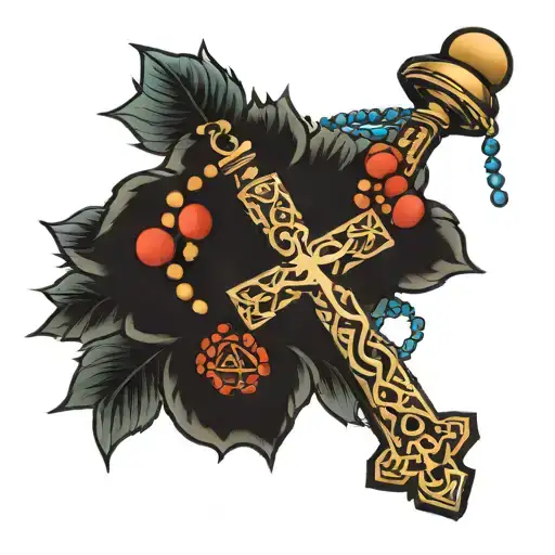 Bible Quote With Rosary