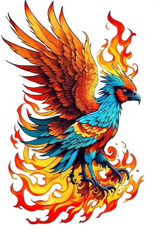 Fire Phoenix Rising
