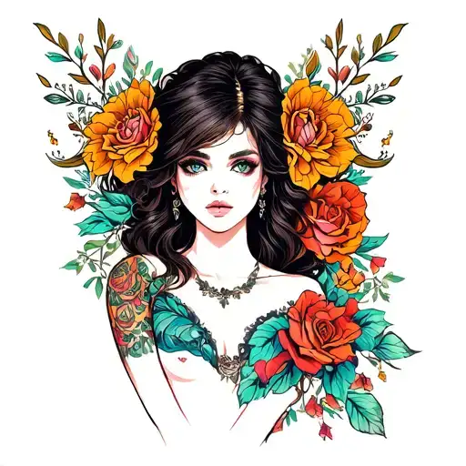Woman's Sleeve Background Ideas