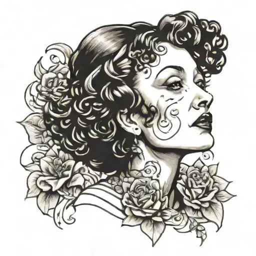 Edith Piaf Portrait