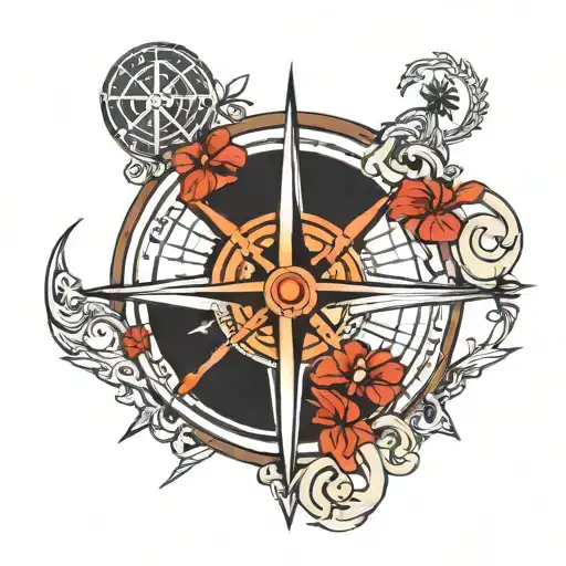 Viking Compass For The Dorsal