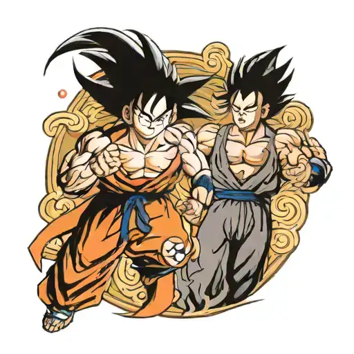 Goku Gohan Father Son